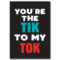 Tik To My Tock Card